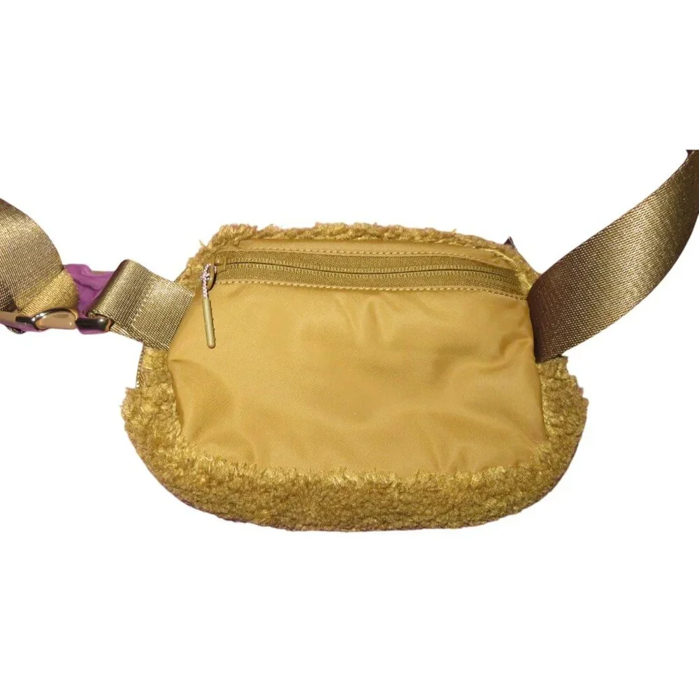 Lululemon Brown Sherpa Fleece  Adjustable Bum Bag Belt Bag Brand New in Package